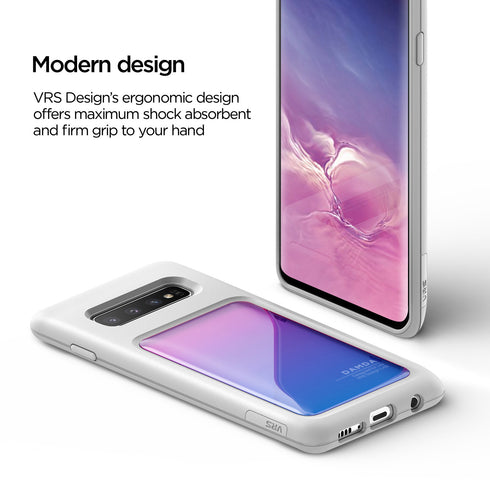 VRS Design Samsung Galaxy S10 case cover Damda High Pro Shield - Pink Blue